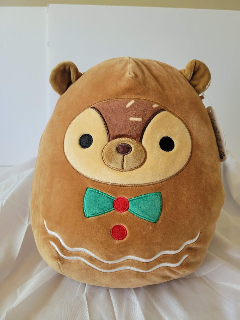 Squishmellow Hans the Hedgehog Holiday 12" Kellytoy NWT